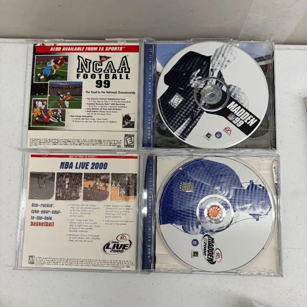 NHL 99‎ 2000 Madden 99 2000 Monopoly 1995 Edition PC Games CD-ROM
